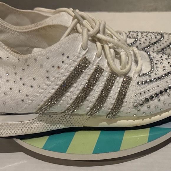 14th & Union White and Silver Embellished Sneakers - Picture 8 of 8